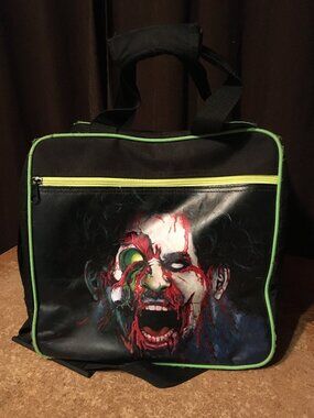 DV8 ZOMBIE SINGLE BOWLING BALL BAG TONIGHT WE BOWL BLACK & GREEN